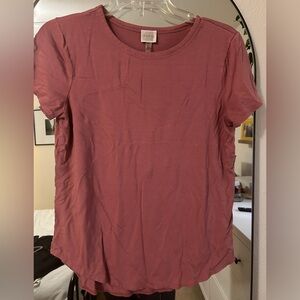 Short sleeve rose pink medium shirt